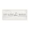 Stupell Industries Eat Sleep Ski Repeat Phrase Rustic Winter Sports,7" x 17"